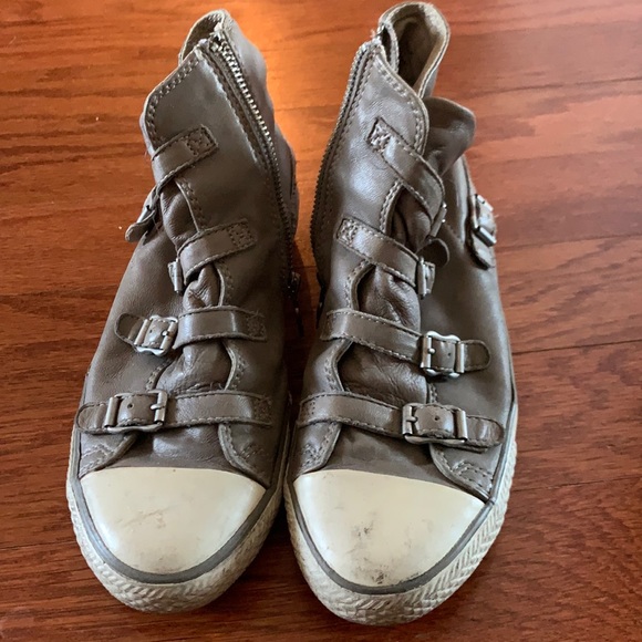 Ash sneakers, style Virgin in light grey. - Picture 3 of 5